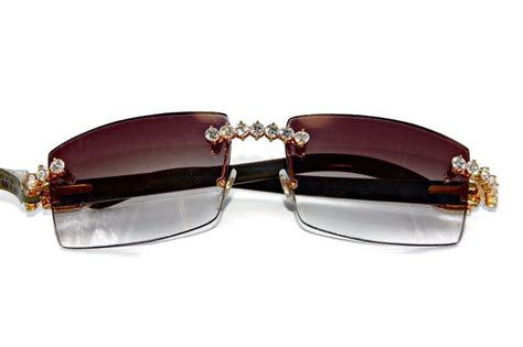 cheap diamond cartier glasses|cartier rimless glasses with diamonds.